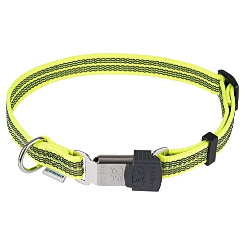 Verstellbares Halsband - reflektierend, neon gelb, 30-45 cm von SPRENGER