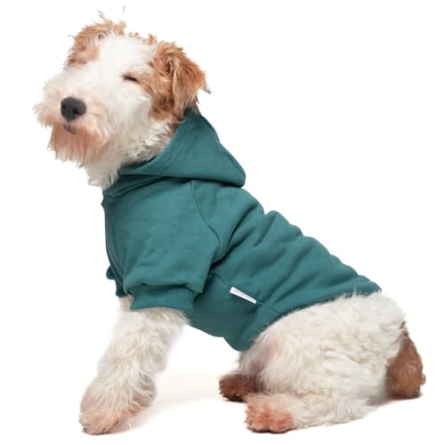 Sprypetto Hund Hoodie Haustier Sweatshirt Hundepullover für kleine Hunde Grün XS Sprypetto Hund Hoodie Haustier Sweatshirt Hundepullover für kleine Hunde Grün XS von Sprypetto