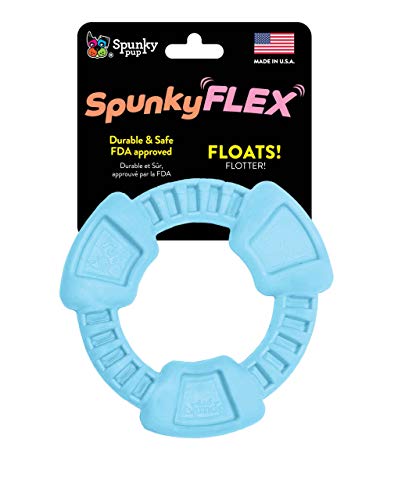 Spunky Pup Plastic Dog Chew Toy, Super Tough Durable & Flexible, Chew Toy for Dogs, Ring Shaped von Spunky Pup