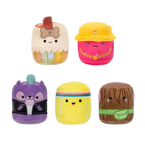 Squishmallows Chew Mees by Original Haustierspielzeug, 5er-Pack von Squishmallows