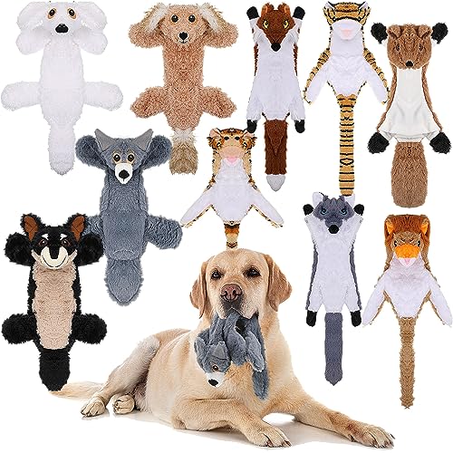 Sratte Quietschspielzeug für Hunde, keine Füllung, knisterndes Hundespielzeug für aggressive Kauer, Plüsch, Zahnen, Welpen, Quietschspielzeug, Tiere, Kauspielzeug für kleine, mittelgroße und große Sratte Quietschspielzeug für Hunde, keine Füllung, knisterndes Hundespielzeug für aggressive Kauer, Plüsch, Zahnen, Welpen, Quietschspielzeug, Tiere, Kauspielzeug für kleine, mittelgroße und große von Sratte