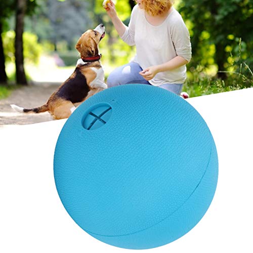 Dosierkauball, Futterspendeball Interaktiver Hundespielzeugball Langlebige helle Farbe Starke Zähigkeit mit weichem Gummi für Hunde zum Kauen von Sren