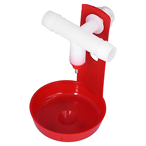 10 Set Huhn Trinkbecher Automatische Geflügel Trinktränke Tränke mit weißem Tee Fitting für Huhn von Srliya