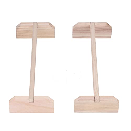 2 Sets Huhn Sitzstangen aus Holz, großer Ständer für Vögel aus Holz, für Hühner, Papageien, Zubehör für Haustiere von Srliya