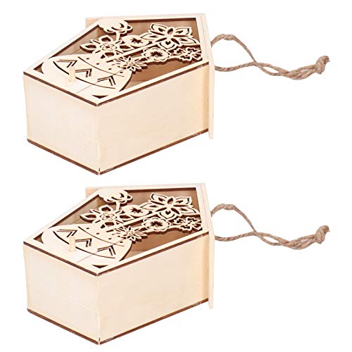 2pcs Vogelhaus mit Warmen Leichten Hohlen Blumen Muster Vogelkäfig -Ornament Anhänger 2pcs Vogelhaus mit Warmen Leichten Hohlen Blumen Muster Vogelkäfig -Ornament Anhänger von Srliya