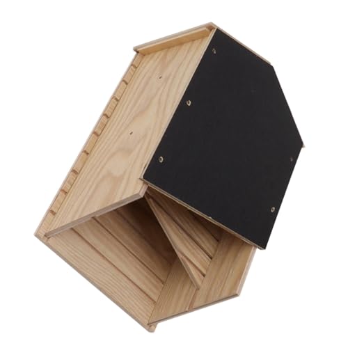 Fledermaus-Haus-Kit Doppelkammer-Holz-Fledermaus-Box-Unterstand für Garten-Garten-Hof, Verbund Holz, ca. 400g/14,1 Oz, 14,5x22,7x9cm/5,7x8,9x3,5 Zoll von Srliya