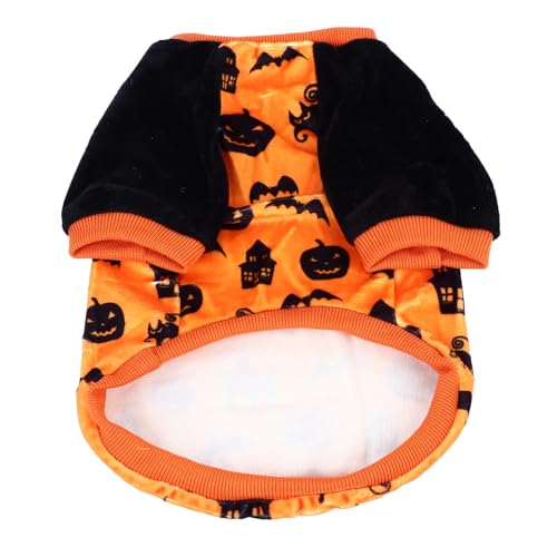 Halloween-Dekorationen, Halloween-Kürbis-Pullover, Kätzchen, Katze, Urlaubsthema, Rollkragen-Strickshirt mit Kürbis-Totenkopf-Mustern, Hund, Welpe Halloween-Dekorationen, Halloween-Kürbis-Pullover, Kätzchen, Katze, Urlaubsthema, Rollkragen-Strickshirt mit Kürbis-Totenkopf-Mustern, Hund, Welpe von Srliya