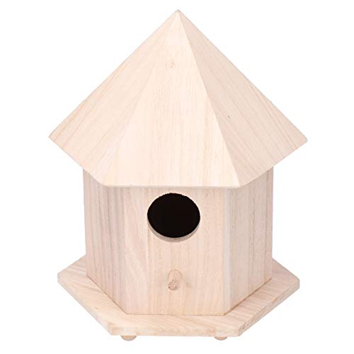 Holz Vogelhaus Feeder Nisting Box mit Klammer für Garten -Terrassendekoration Im Freien Holz Vogelhaus Feeder Nisting Box mit Klammer für Garten -Terrassendekoration Im Freien von Srliya