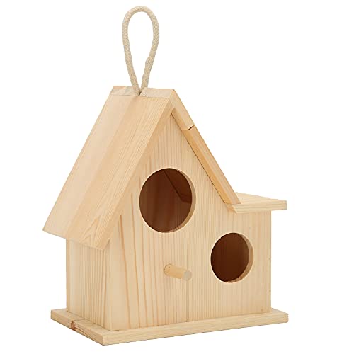 Holzvogelnester Outdoor Vogelhaus Zuchtbox Vogelkäfig für Garten Hinterhof Balkon Dekoration von Srliya