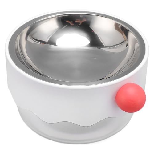 Hundefutter Wassernapf Doppelwand Hundenapf Edelstahl Hundenapf Große Kapazität Auslaufsicher Doppelwand Katze Hund Futter Wassernapf für Zuhause Indoor von Srliya