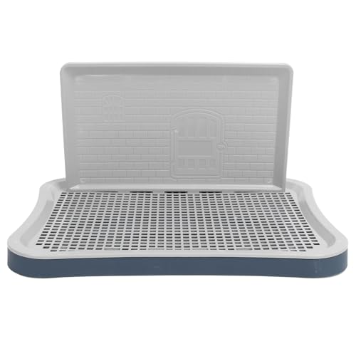 Hundetrainingstoilette mit Wandsäule, Abnehmbares, Tragbares Welpennetz-Trainingstöpfchen für Große, Kleine und Mittelgroße Haustiere (Marineblau) von Srliya