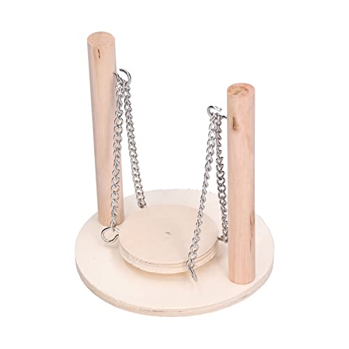 Papageien Schwingen Spielzeug Holzvögel Barsch Vögel Spielzeug für Hamster Kleiner Tierversorgung von Srliya