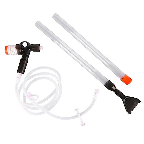 Srliya Aquarium-Kiesreiniger, Aquarium-Set, Lange Düse, Wasseraustauscher Zum Wechseln und Filtern von Kies, Reinigung, Aquarium-Siphon, Kiesreiniger, Aquarium-Siphon, Kiesreiniger, von Srliya