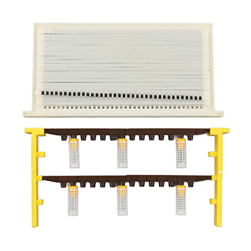 Srliya Bienenkönigin-Aufzuchtset, Bienenzucht-Zellenbecher, Bienenkönigin-Aufzuchtrahmen-Set für Imker, Srliyad8sry5pwef von Srliya