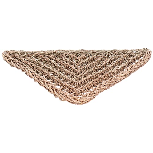 Srliya Dreieckige 32x32x42CM Eidechse Hängematte Tier Kriechende Matte Stroh Matratze Reptil Hängen Bett von Srliya