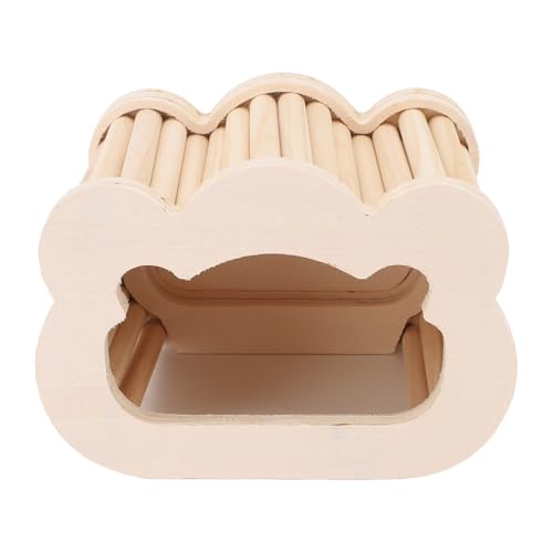 Srliya Hamsterversteck, Multifunktional, Handgefertigt, aus Holz, mit Robuster Struktur, Kleintierversteck für Ratten Srliya Hamsterversteck, Multifunktional, Handgefertigt, aus Holz, mit Robuster Struktur, Kleintierversteck für Ratten von Srliya