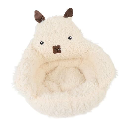 Srliya Haustier-Schlafsofa, Warme Baumwolle, PP, Bequem, Waschbar, Entspannendes Winter-Katzen-Couchbett für Welpen und Kätzchen Srliya Haustier-Schlafsofa, Warme Baumwolle, PP, Bequem, Waschbar, Entspannendes Winter-Katzen-Couchbett für Welpen und Kätzchen von Srliya