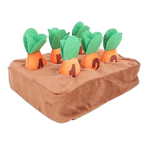 Srliya Seek Karotten-Plüschtier mit Quietscher, Interaktives Hundespielzeug für, Fördert die Fantasie, Zahngesundheitswächter, Familienspiel, Grün, Orange, 9,1 X 7,1 X 2,4 Zoll Srliya Seek Karotten-Plüschtier mit Quietscher, Interaktives Hundespielzeug für, Fördert die Fantasie, Zahngesundheitswächter, Familienspiel, Grün, Orange, 9,1 X 7,1 X 2,4 Zoll von Srliya