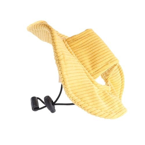 Srliya Sonnenschutzhut für Hunde, Leicht, Süßes Design, Weicher Cord, Verstellbar, Geeignet für Welpen und Kätzchen, für den Alltag und Outdoor-Aktivitäten (S) von Srliya