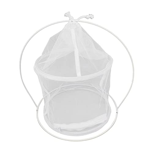 Zylindrischem Eisenrahmen Hanging Käfig Schmetterling Lebensraum Käfige Ziernetz Pflanze Käfig von Srliya