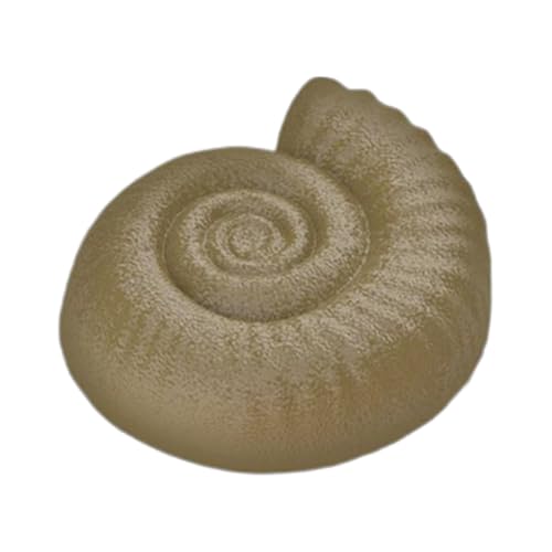 Ssdkpe Schlangenversteck Ammonit-Form – Kleintierversteck | Unterschlupf, dekorativer Lebensraum zum Schlafen, Terrarium, Ruhen, Garten, Aquarium, Spielen, Verstecken von Ssdkpe