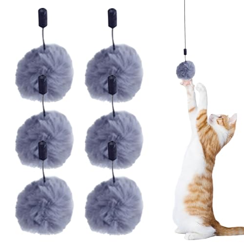6-teilige Ersatzteile für Kratzbäume, interaktives Katzenspielzeug, hängendes Katzenspielzeug für Kratzbäume und -türme 6-teilige Ersatzteile für Kratzbäume, interaktives Katzenspielzeug, hängendes Katzenspielzeug für Kratzbäume und -türme von Ssguopte