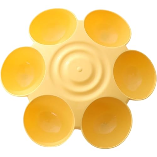 Cat Food Bowl mit 6 Schalen Multifunktional Safe Multiple Welpen Cat -Fütterungsstation für Lebensmittel und Wasser in der Innenhilfe von Haustierzubehör von Ssguopte