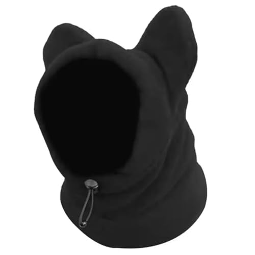 Ssguopte Hund Snood mit Ohren, thermische polare Fleece -Ohrmuffs für Hunde, Lärmschutzkopfwick von Ssguopte
