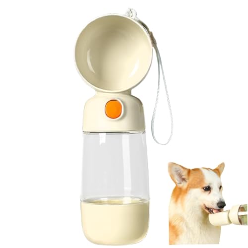 Hundetrinkflasche, auslaufsicher, wiederverwendbar, tragbar, mit Futterbehälter für Katzen, Welpen, unterwegs, zum Spazierengehen und Wandern Hundetrinkflasche, auslaufsicher, wiederverwendbar, tragbar, mit Futterbehälter für Katzen, Welpen, unterwegs, zum Spazierengehen und Wandern von Ssguopte