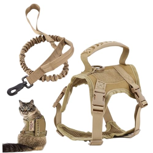 Katzenkabelbaum und Leine entkommen Proof Mesh Comfort Cat -Westekabelbaum mit Griff und personalisierten Flecken verstellbare weiche Haustierleine zum Gehen im Freien im Freien Katzenkabelbaum und Leine entkommen Proof Mesh Comfort Cat -Westekabelbaum mit Griff und personalisierten Flecken verstellbare weiche Haustierleine zum Gehen im Freien im Freien von Ssguopte