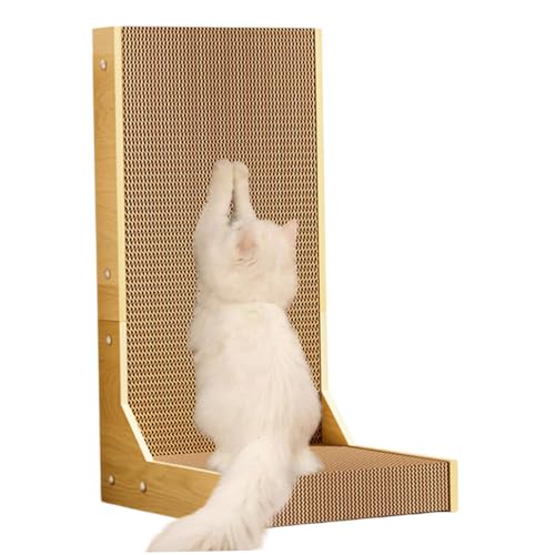 L-förmige Katzenkratzer, 20 Zoll Höhe Katzenkratzen schützen Möbel Wellpapier attraktives Spielzeug für Haustiere in Innenräumen L-förmige Katzenkratzer, 20 Zoll Höhe Katzenkratzen schützen Möbel Wellpapier attraktives Spielzeug für Haustiere in Innenräumen von Ssguopte