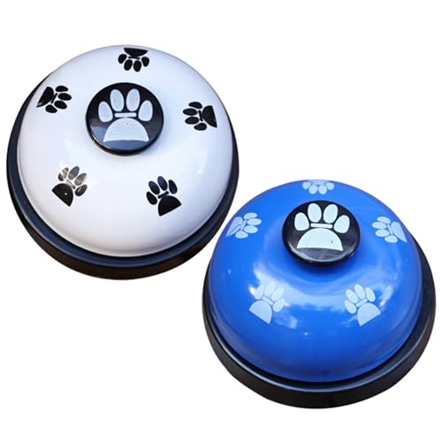 Ssguopte 2pcs Hundetraining Bell Interactive Dog Katze Bell Süßes PP & Metal Potty Bells für Hunde tragbare kleine Haustier Call Bell Fun Training Glocken Spielzeug für Welpenhunde Katze Ssguopte 2pcs Hundetraining Bell Interactive Dog Katze Bell Süßes PP & Metal Potty Bells für Hunde tragbare kleine Haustier Call Bell Fun Training Glocken Spielzeug für Welpenhunde Katze von Ssguopte