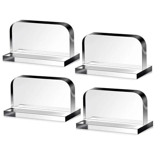 Ssguopte 4PCS Aquarium Deckelgriffe, transparente Klebstoff -Acryl -Fischtankdeckelgriffe, 1,4x1.4x2.4 für Glasoberteile von Ssguopte