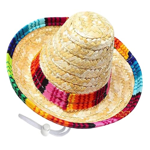 Ssguopte Hundehelme für kleine Hunde, verstellbare Bunte Krempe lustige Hundeshüte, Katzenhut für Haustiere, Hunde, Geburtstag, Urlaub und Haustier -Party -Kleidung Accessoires von Ssguopte