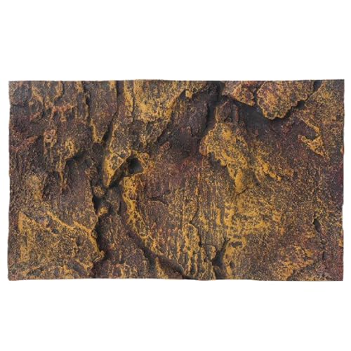 Ssguopte Terrariumhintergrund, 18x11 Zoll 3D lebensechter Reptilienpanzerhintergrund, Nimmelreptil für Echsenbärte Drache Gecko Spider Turtle Fish, Style 2 von Ssguopte