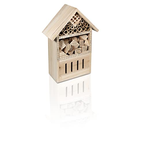 St Helens Home and Garden Umweltfreundliches Insektenhaus aus Holz, für Bienen, Schmetterlinge und andere Insekten, kinderfreundlich und witterungsbeständig von St Helens Home & Garden