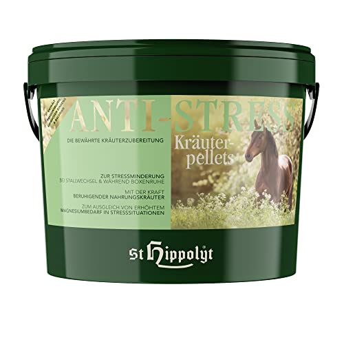 St. Hippolyt Anti-Stress-Kräuterpellets 10 kg- erhöht die psychische Belastbarkeit des Pferdes in Stresssituationen von St. Hippolyt