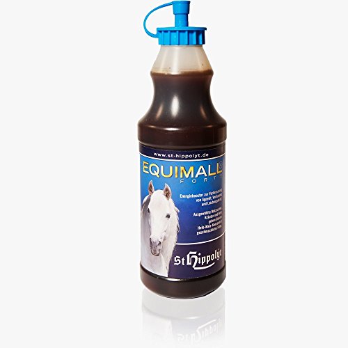 St. Hippolyt EquiMall Forte | 500 ml | Ergänzungsfuttermittel für Pferde | Zur Appetit- und Verdauungsförderung | Für alte und rekonvaleszente, sowie Sport- und Zuchtpferde von St. Hippolyt
