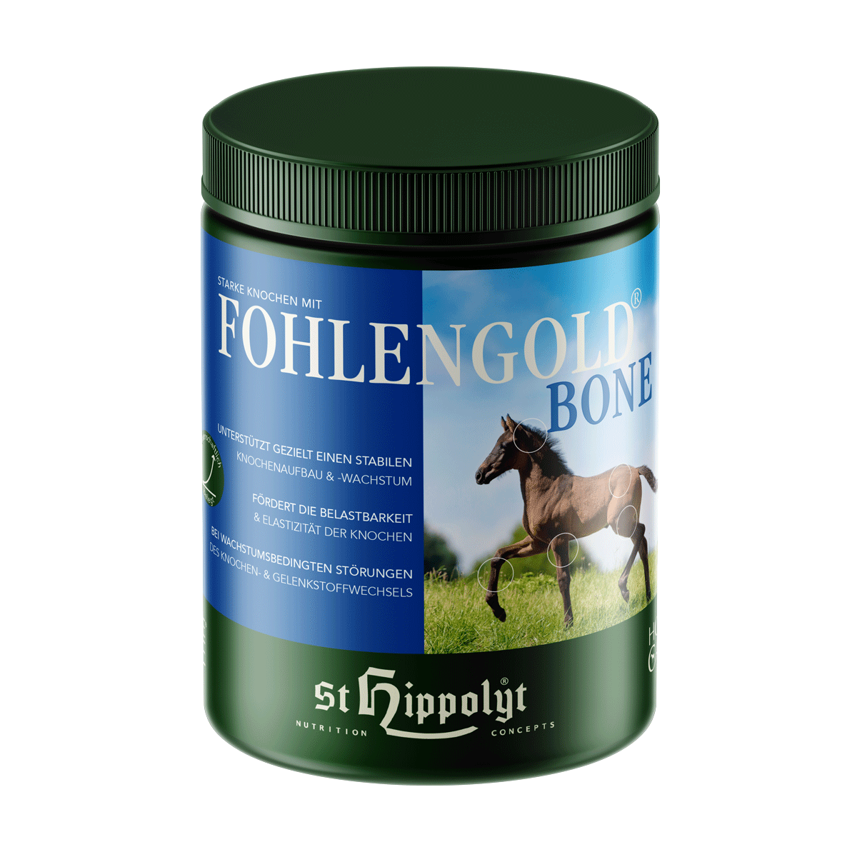 St. Hippolyt Fohlengold BoneCare 1kg Gold für die Fohlenknochen St. Hippolyt Fohlengold BoneCare 1kg Gold für die Fohlenknochen von St. Hippolyt