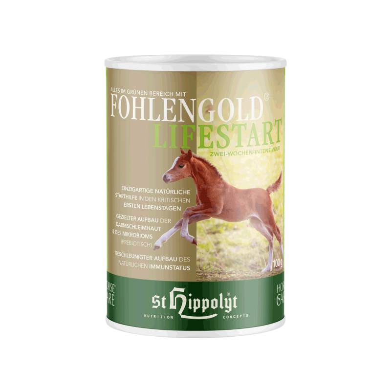 St. Hippolyt Fohlengold Lifestart 100g start to live von St. Hippolyt