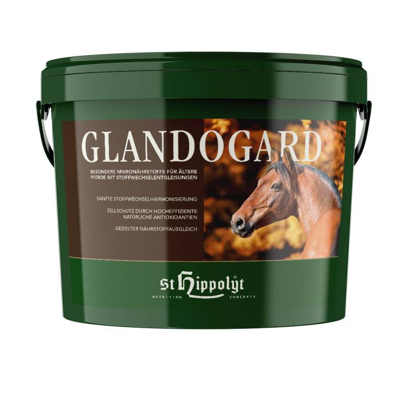 St. Hippolyt Glandogard 10 kg Eimer Besondere Mikronährstoffe für die Lebensqualität älterer Pferde mit Stoffwechselentgleisungen von St. Hippolyt