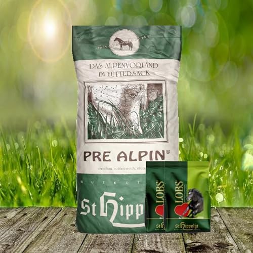 St. Hippolyt Pre Alpin Wiesencobs 25 kg + St. Hippolyt Lobs Belohnungswürfel 2 x 1 kg geschenkt von St. Hippolyt