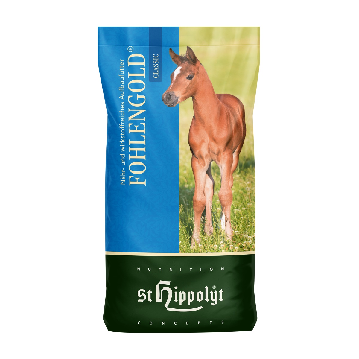 St.Hippolyt Fohlengold Classic 25kg Für die optimale Entwicklung St.Hippolyt Fohlengold Classic 25kg Für die optimale Entwicklung von St. Hippolyt