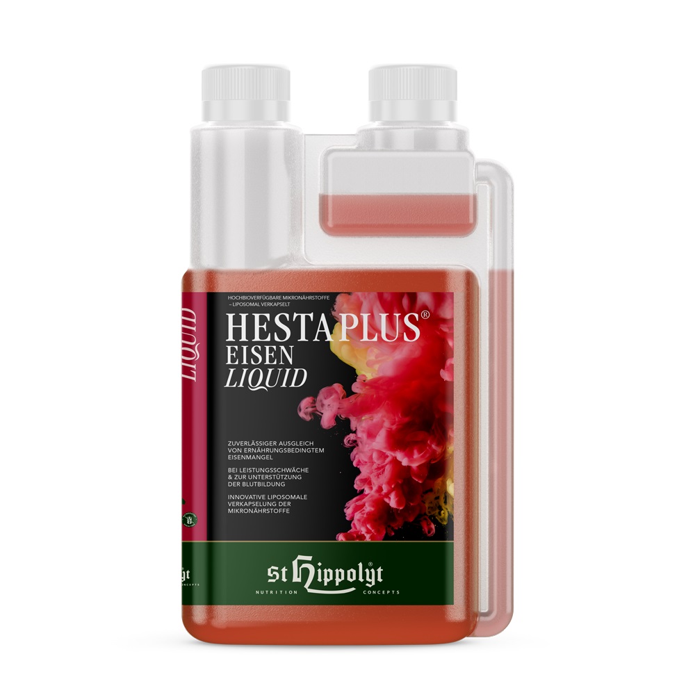 St.Hippolyt Hesta plus Eisen Liquid 1L Hochbioverfügbare Mikronährstoffe – liposomal verkapselt St.Hippolyt Hesta plus Eisen Liquid 1L Hochbioverfügbare Mikronährstoffe – liposomal verkapselt von St. Hippolyt