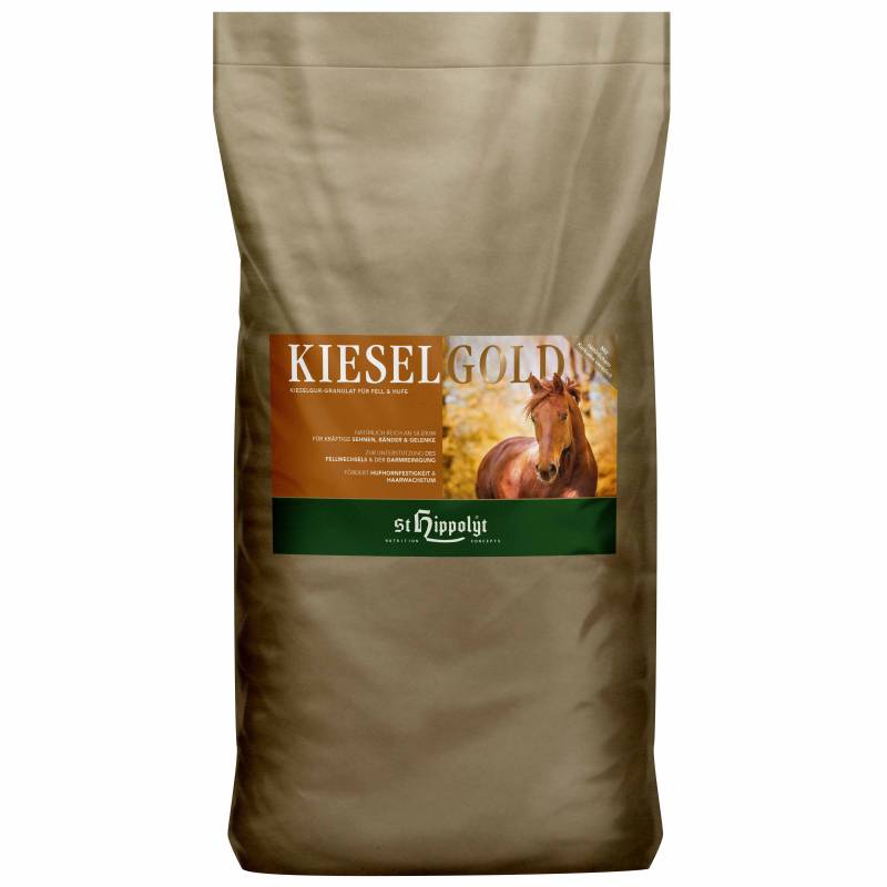 St.Hippolyt Kieselgold 25kg für Fell und Hufe St.Hippolyt Kieselgold 25kg für Fell und Hufe von St. Hippolyt
