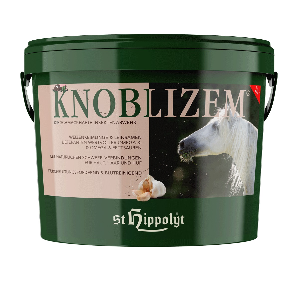 St.Hippolyt Knoblizem 10kg Schmackhafte Insektenabwehr! von St. Hippolyt