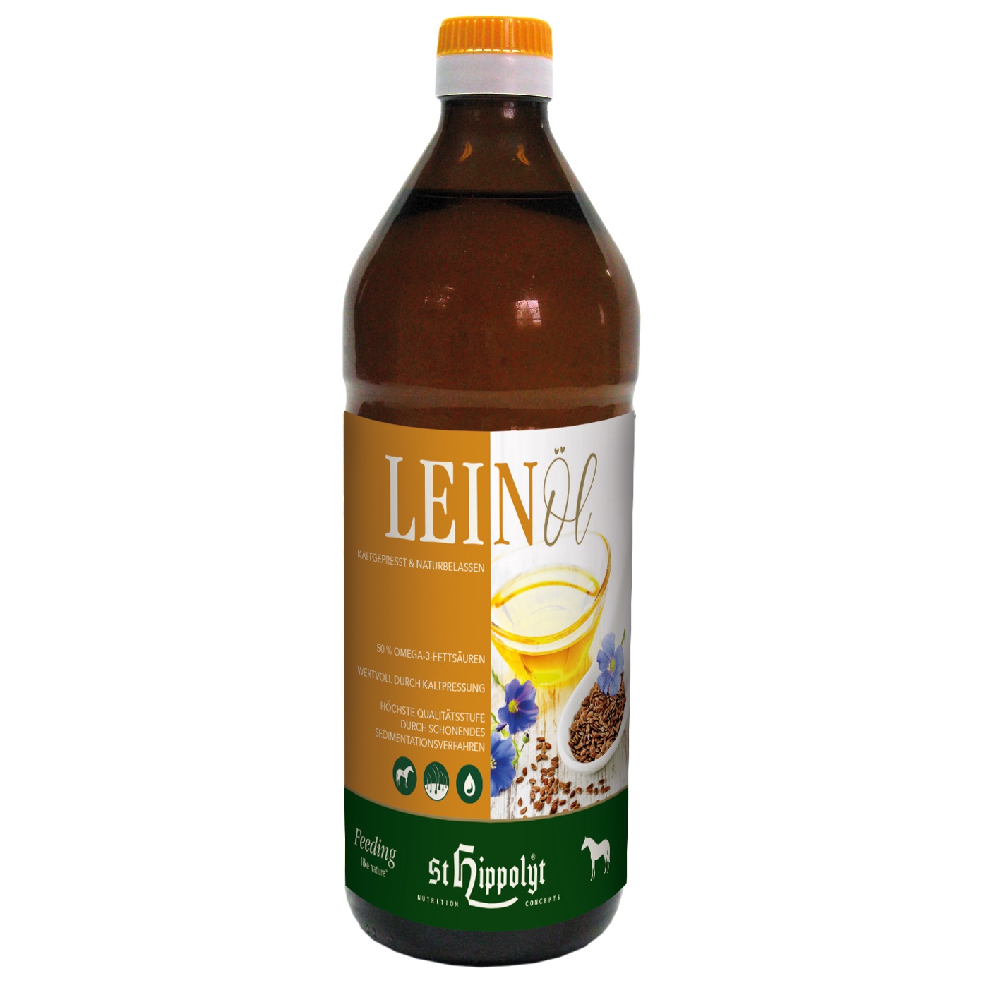St.Hippolyt Leinöl 750ml Fellglanz & Hufstruktur St.Hippolyt Leinöl 750ml Fellglanz & Hufstruktur von St. Hippolyt