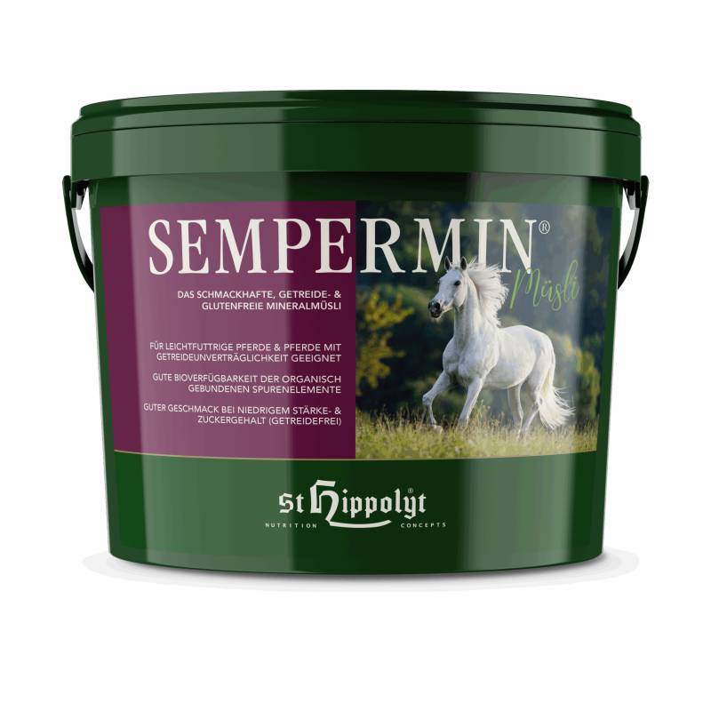 St.Hippolyt Sempermin Müsli 7,5kg Das schmackhafte Mineralmüsli ohne herkömmliche Getreidestärke St.Hippolyt Sempermin Müsli 7,5kg Das schmackhafte Mineralmüsli ohne herkömmliche Getreidestärke von St. Hippolyt