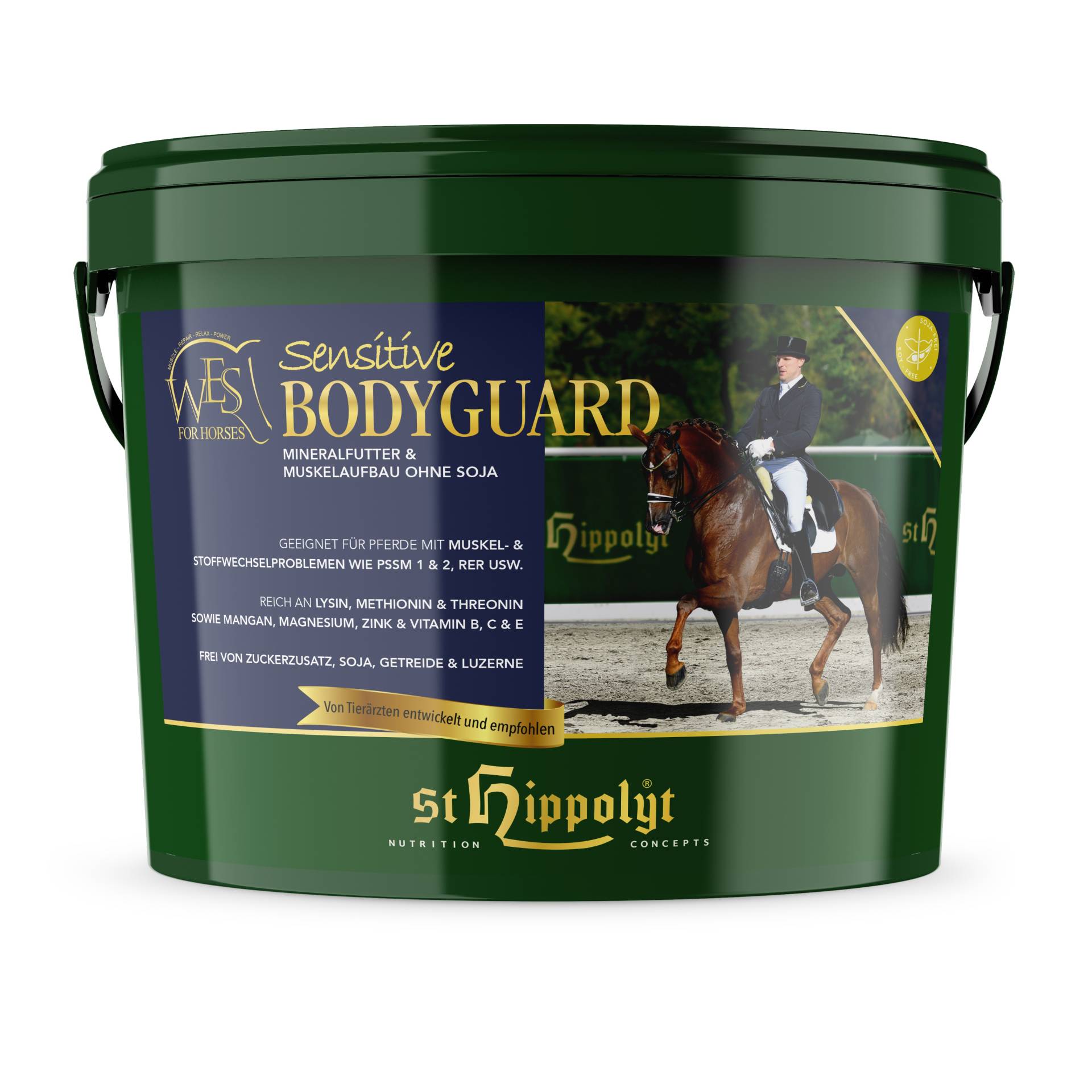 St.Hippolyt Wes Sensitive Bodyguard 10kg Muskel & Mineral ohne Soja von St. Hippolyt