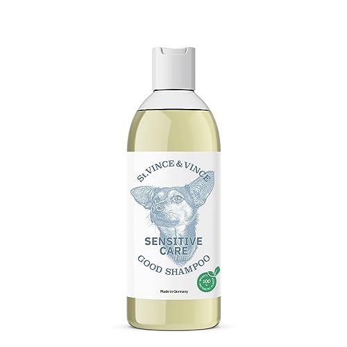 St. Vince & Vince Sensitive Care Shampoo für Hunde - 250ml I Good Shampoo mit Bergamotte Öl und Inulin I Ohne Alkohol und Silikon I Flasche aus 100% recyceltem Plastik von St. Vince & Vince